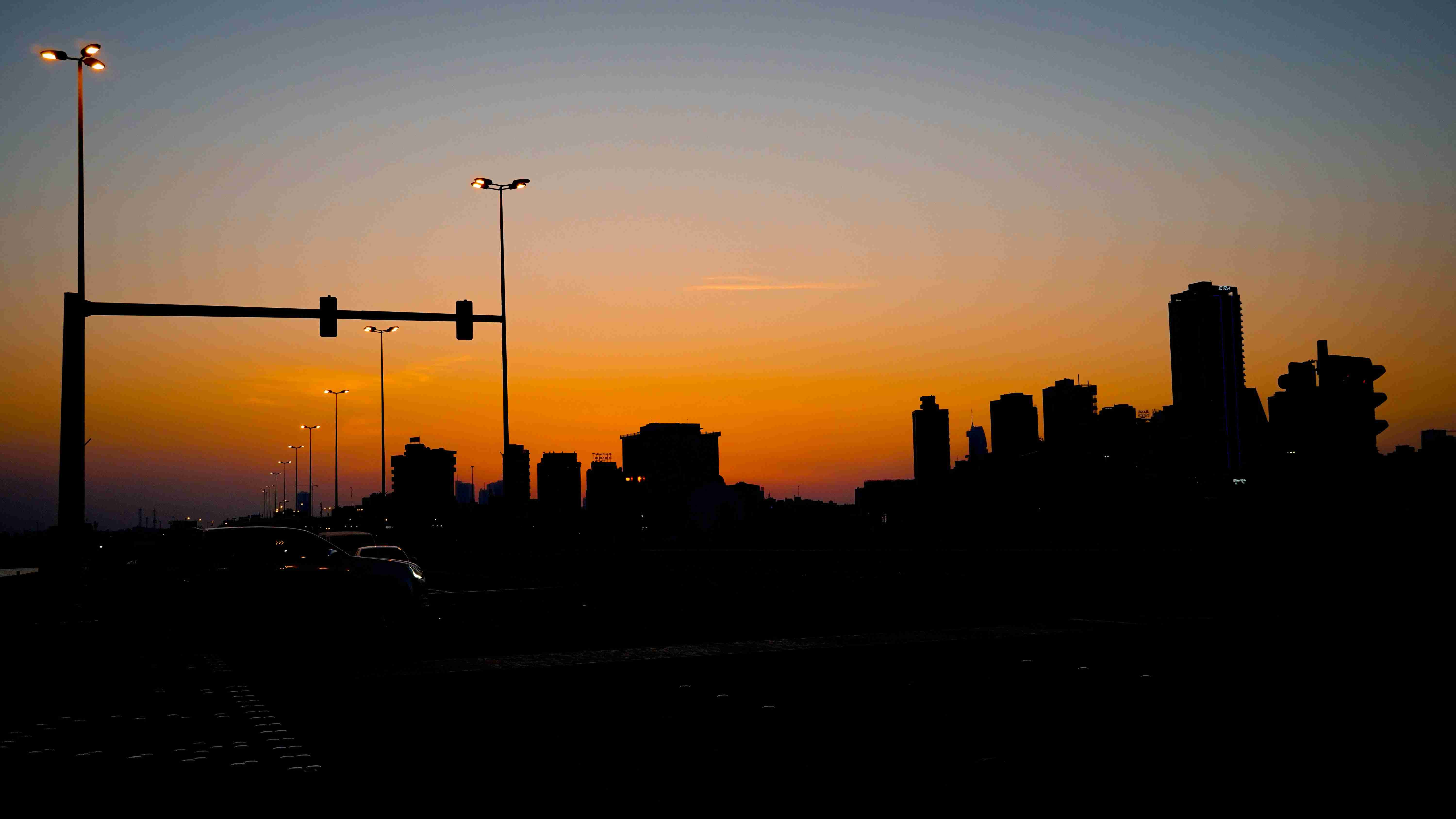City Silhouette Sunset