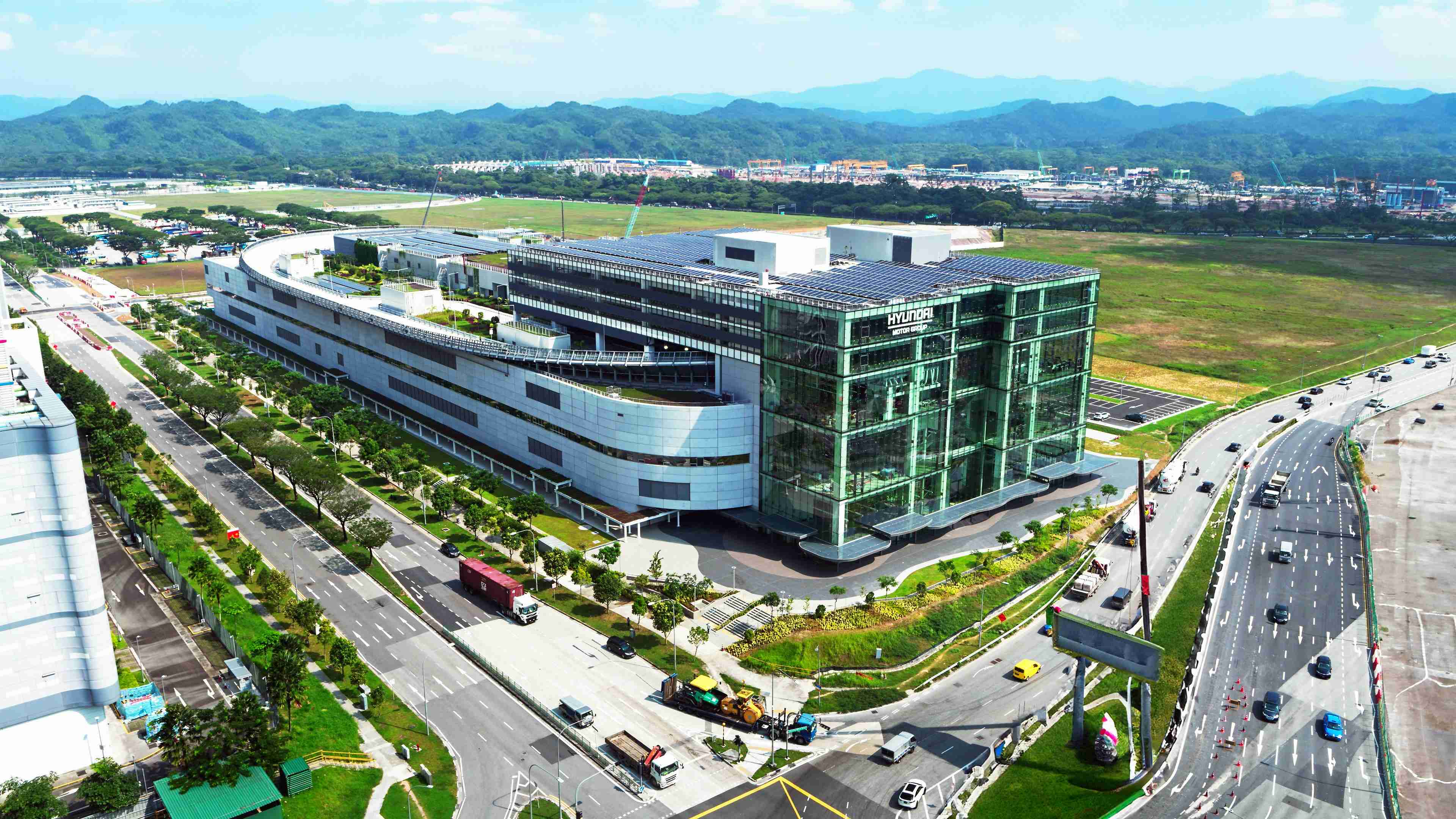 Hyundai Motor Group Headquarters Aerial View