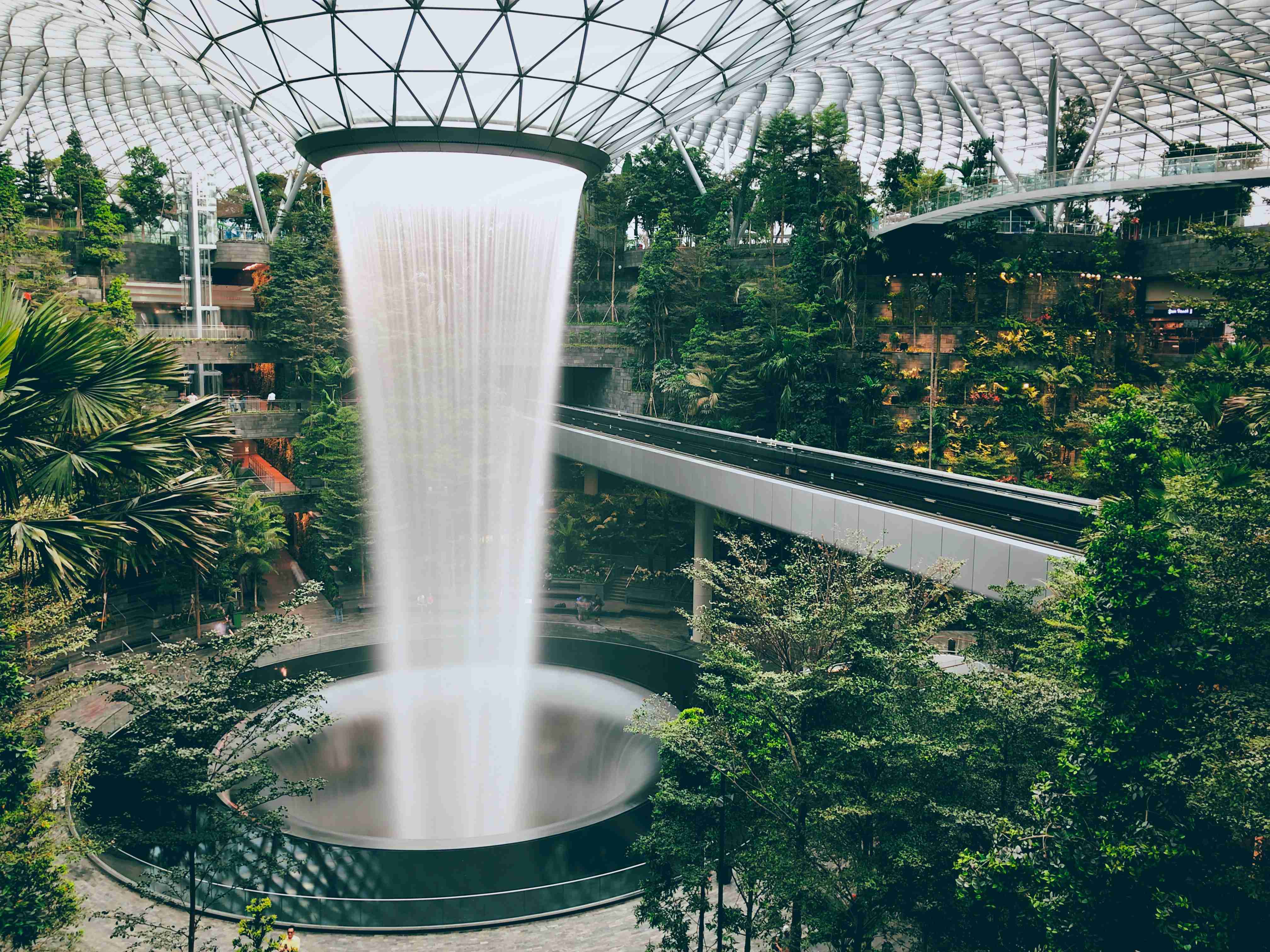 Jewel Changi Airport Rain Vortex Singapore