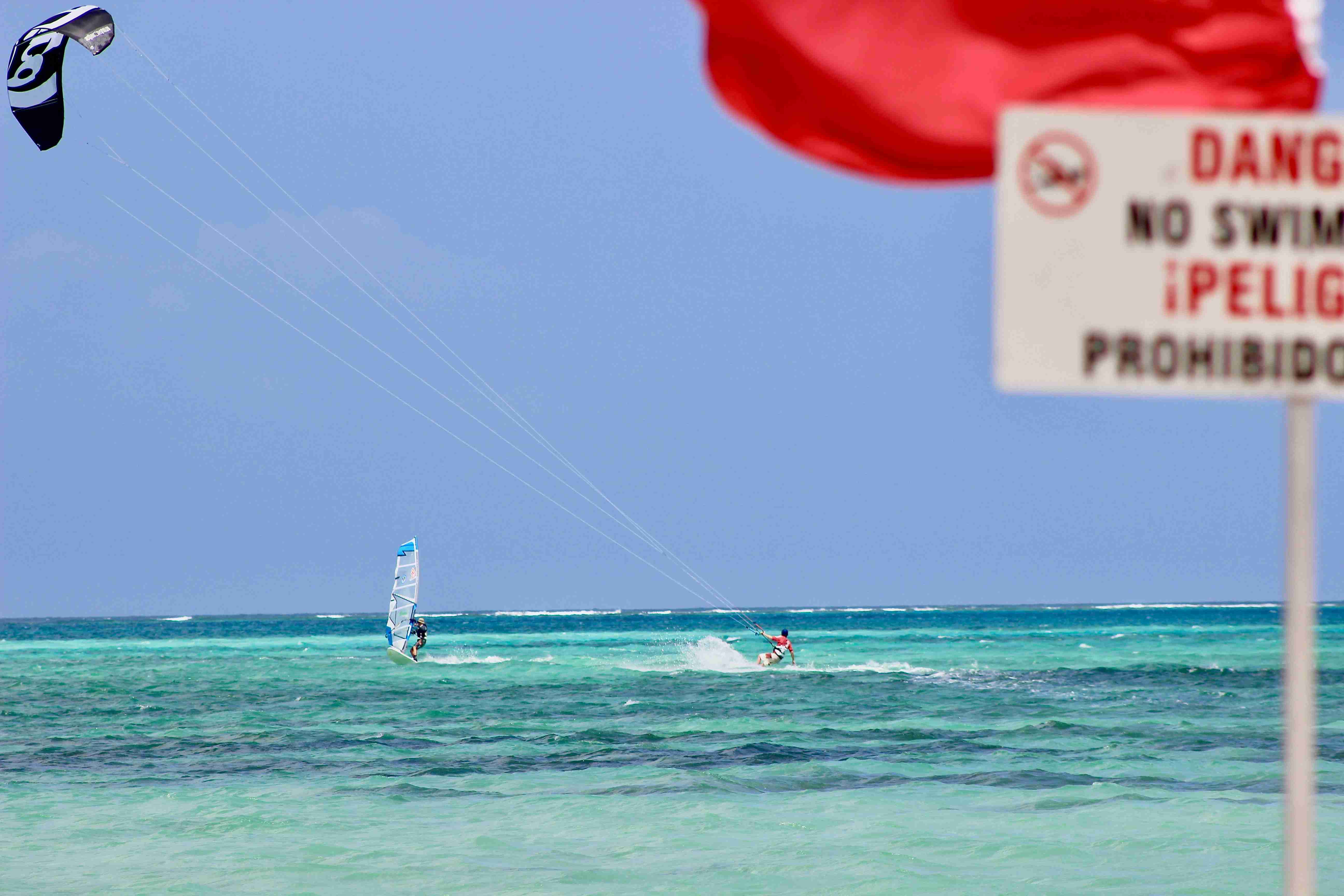 Kitesurfing Adventure Beyond Swimming Boundaries