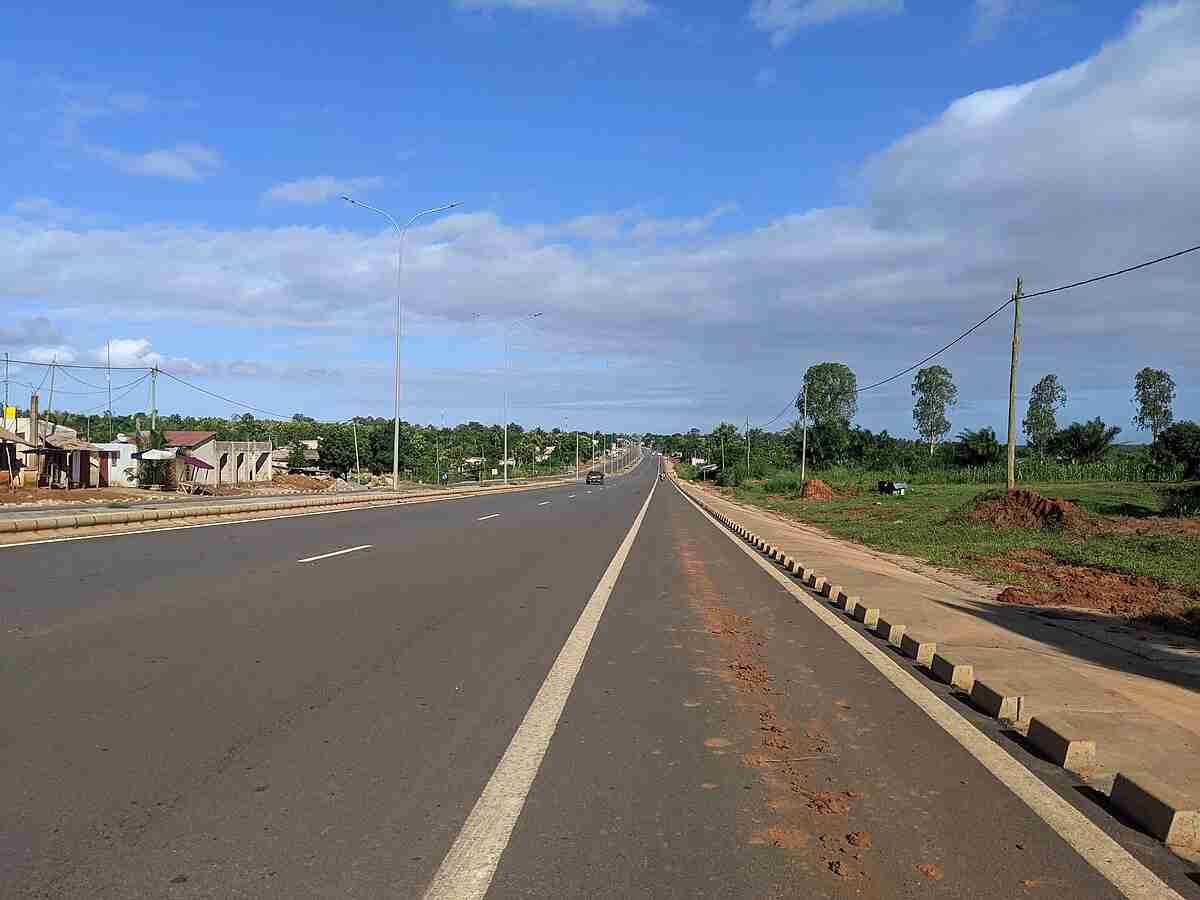 Nouvelle route au Togo