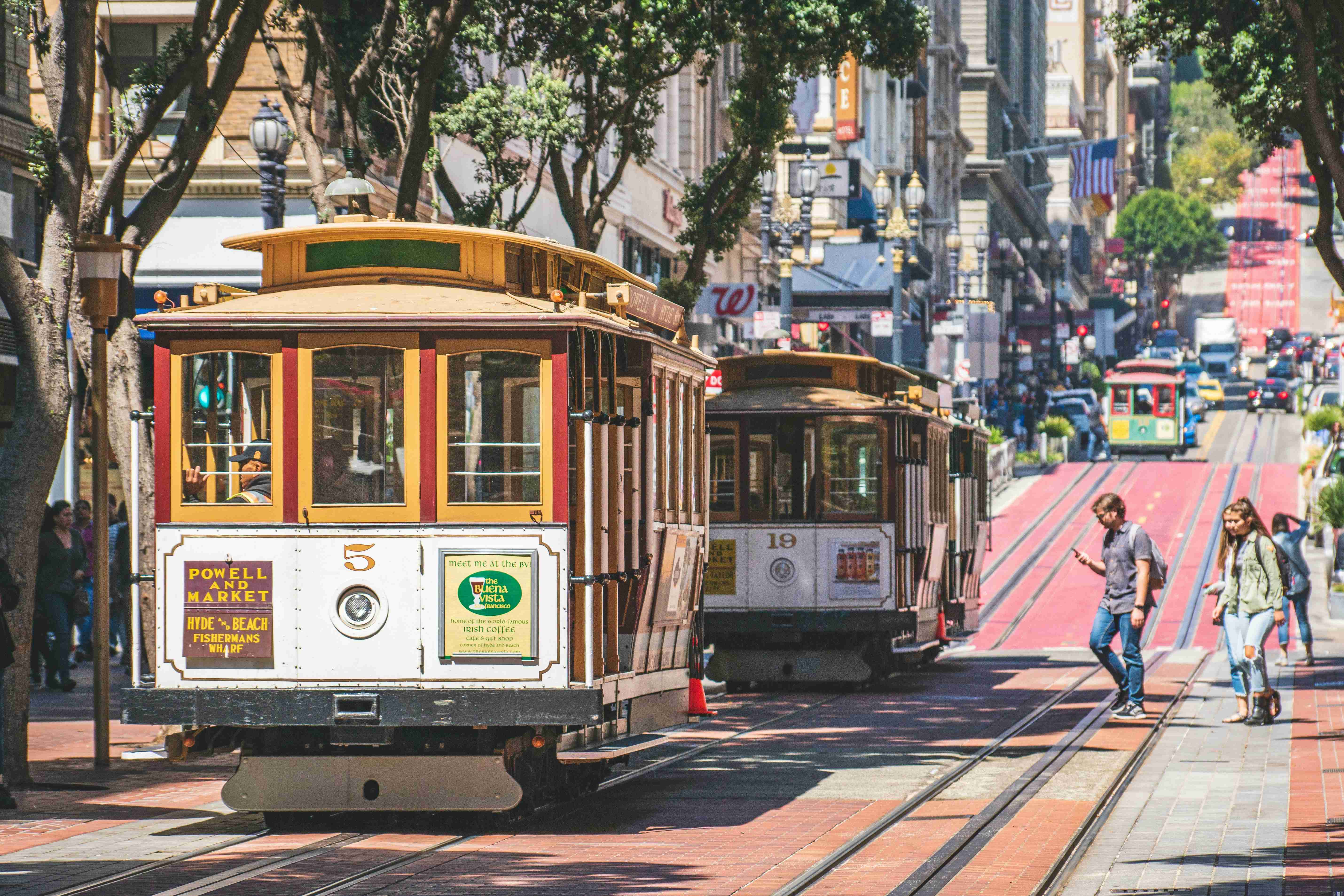San Francisco Cable Cars on Powell Street