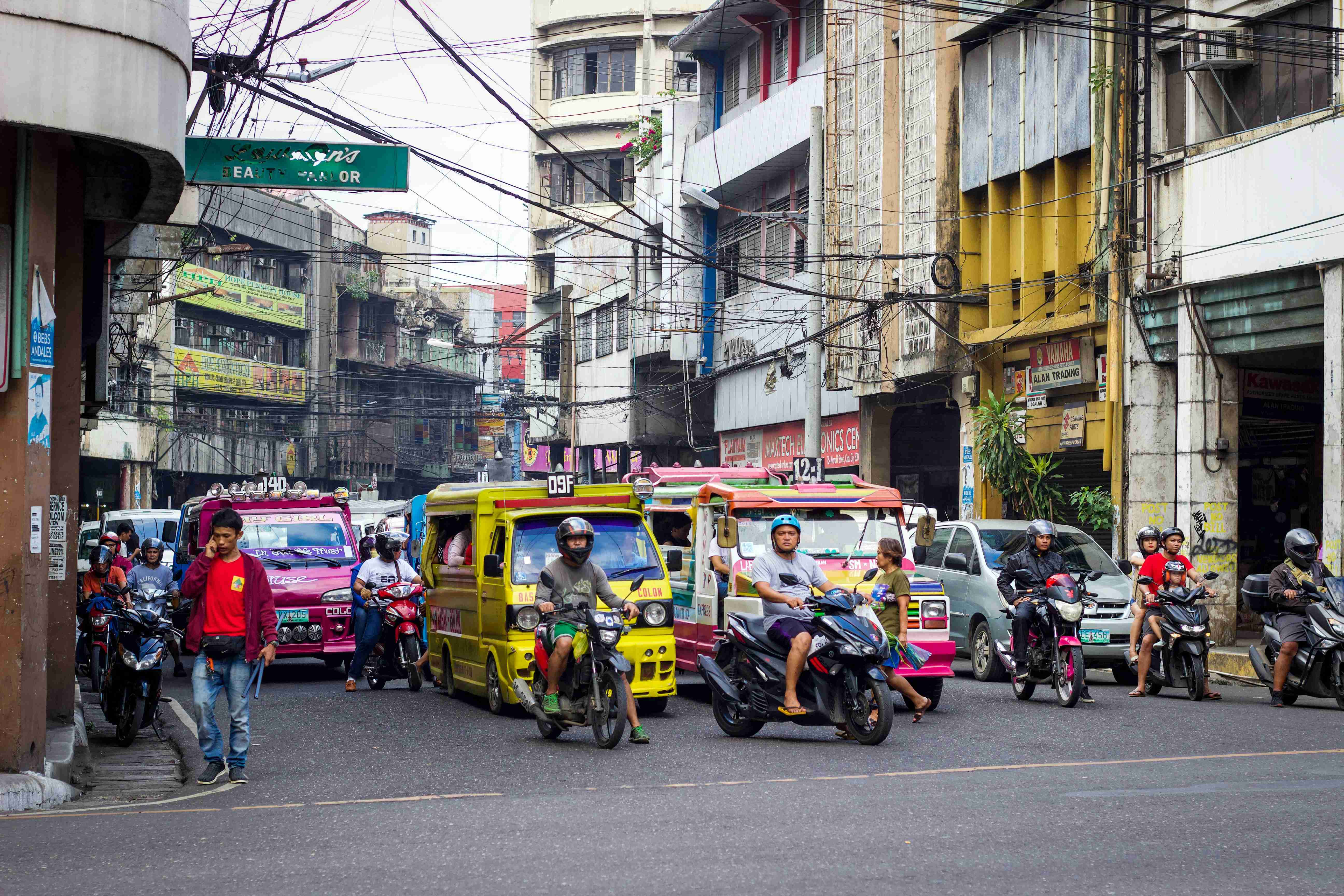 group of people traveling