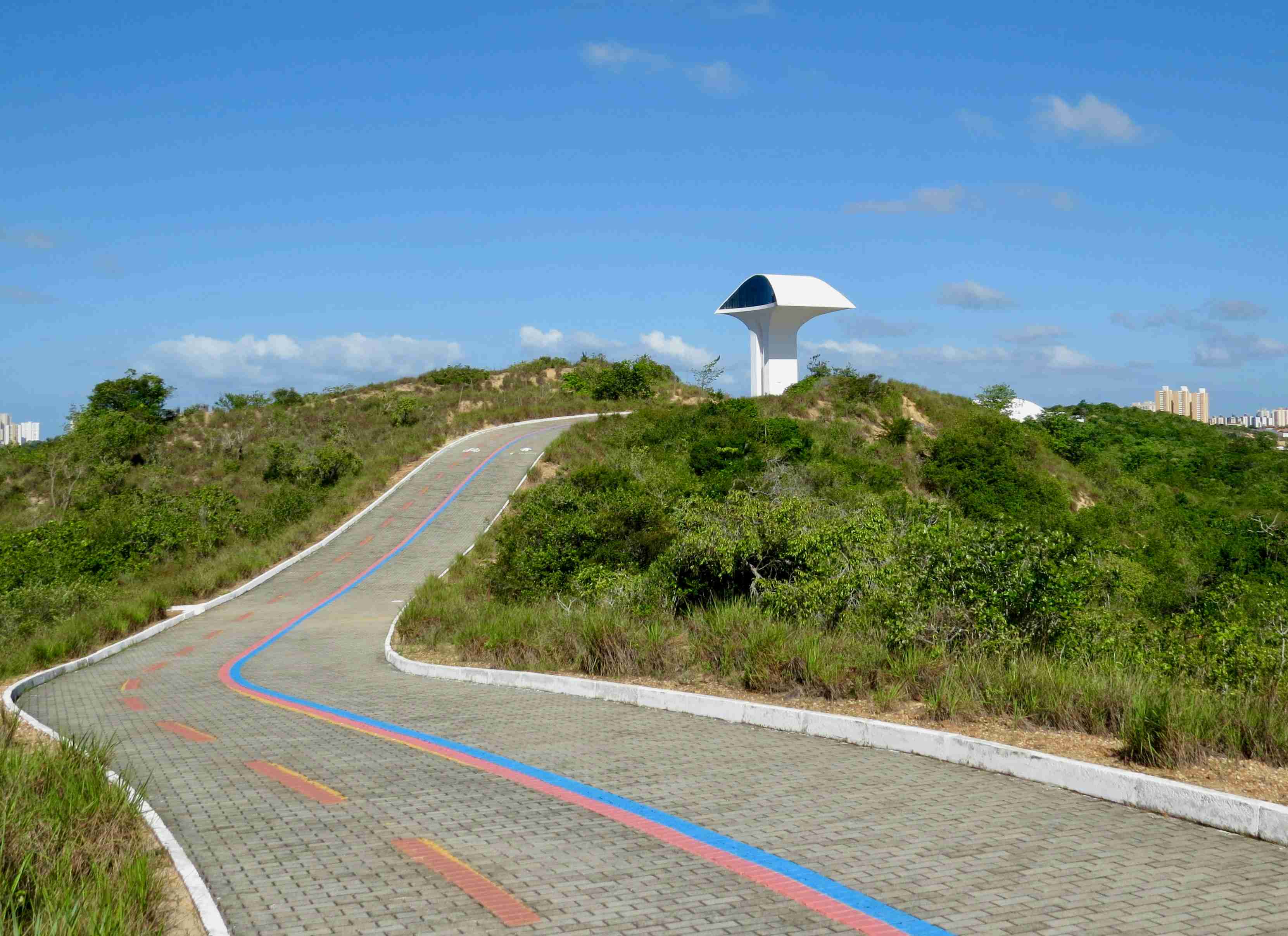 gray-concrete-road-between-green-grass-field-under-blue-sky-during-daytime