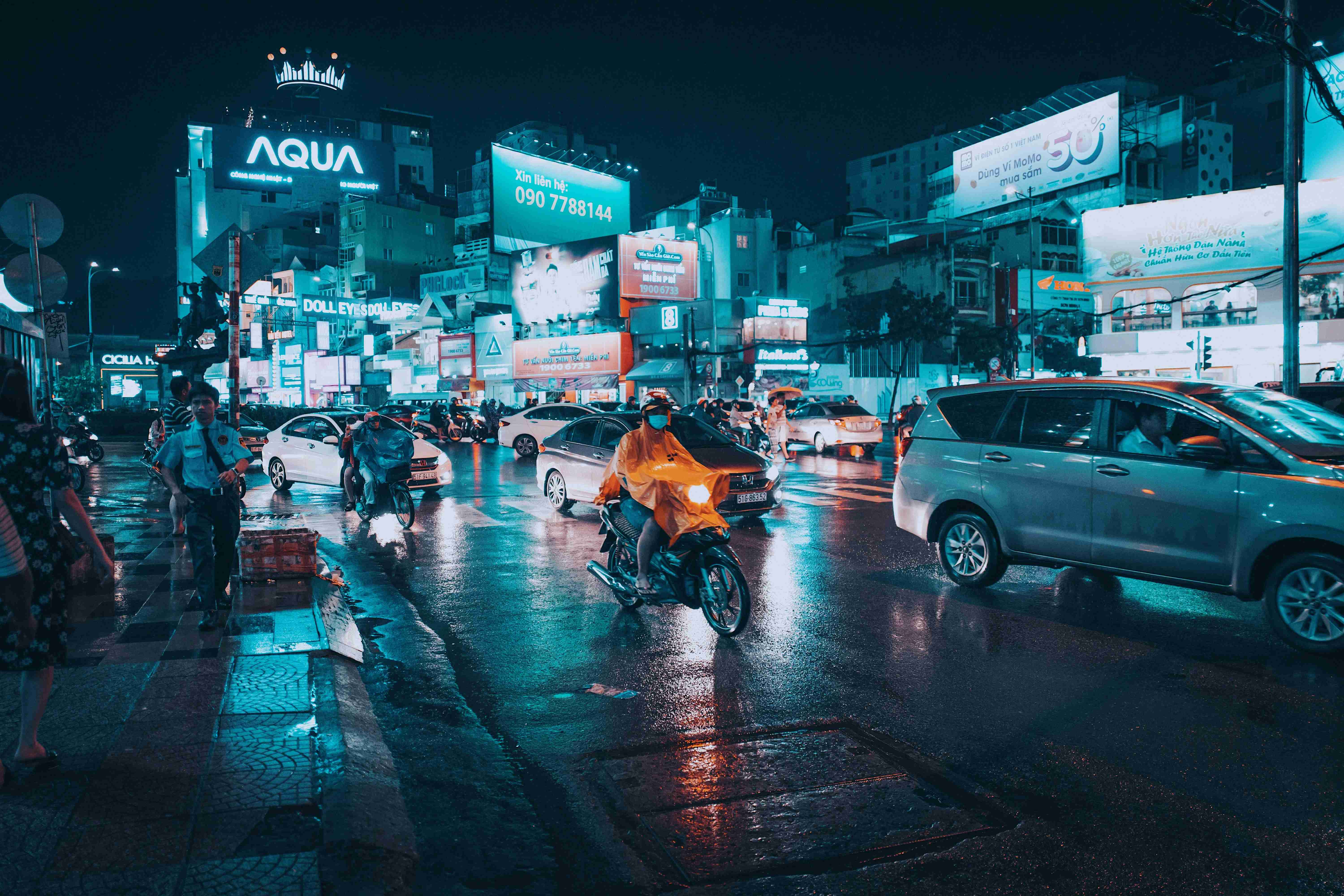 person riding on motorcycle