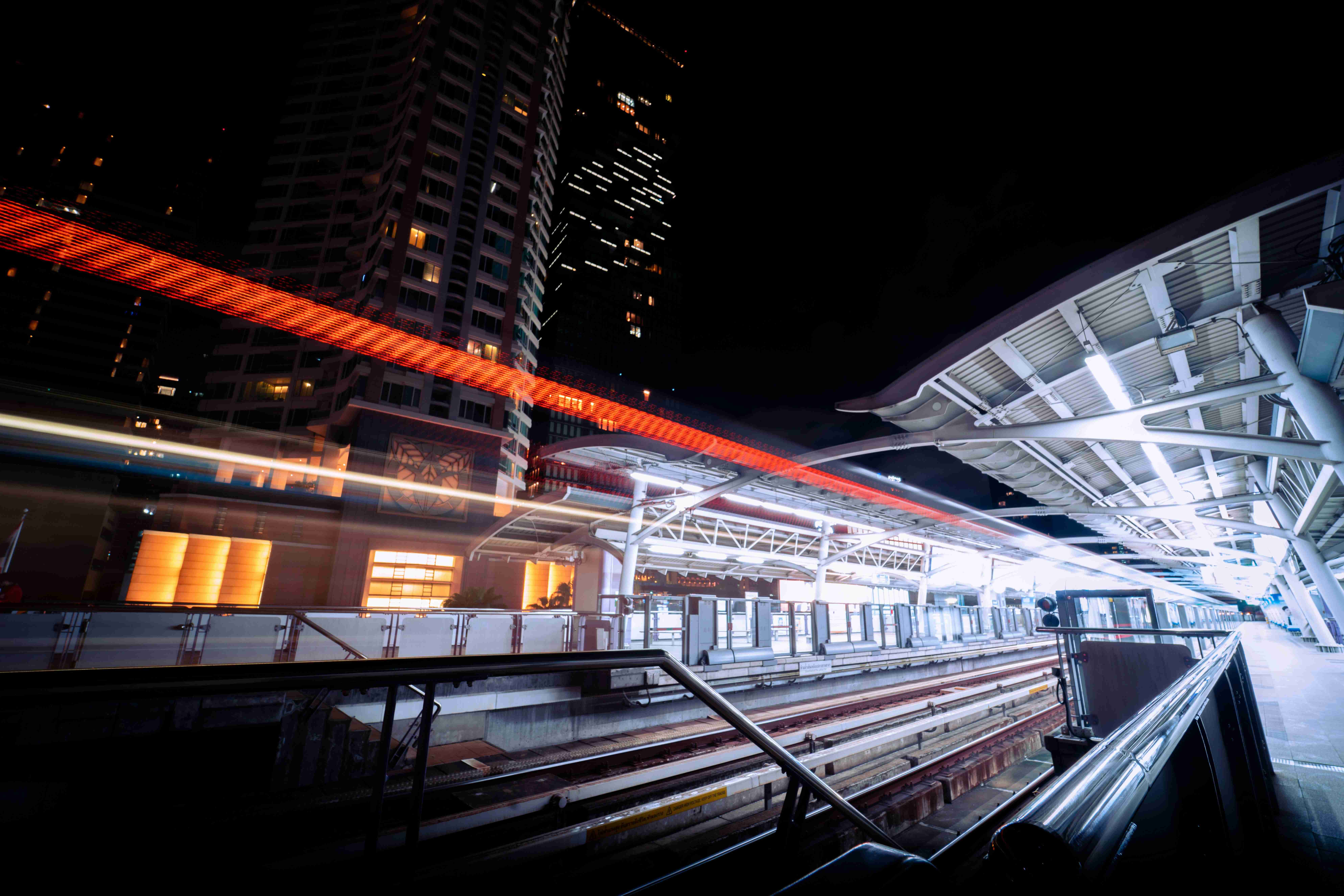 a building with a bridge