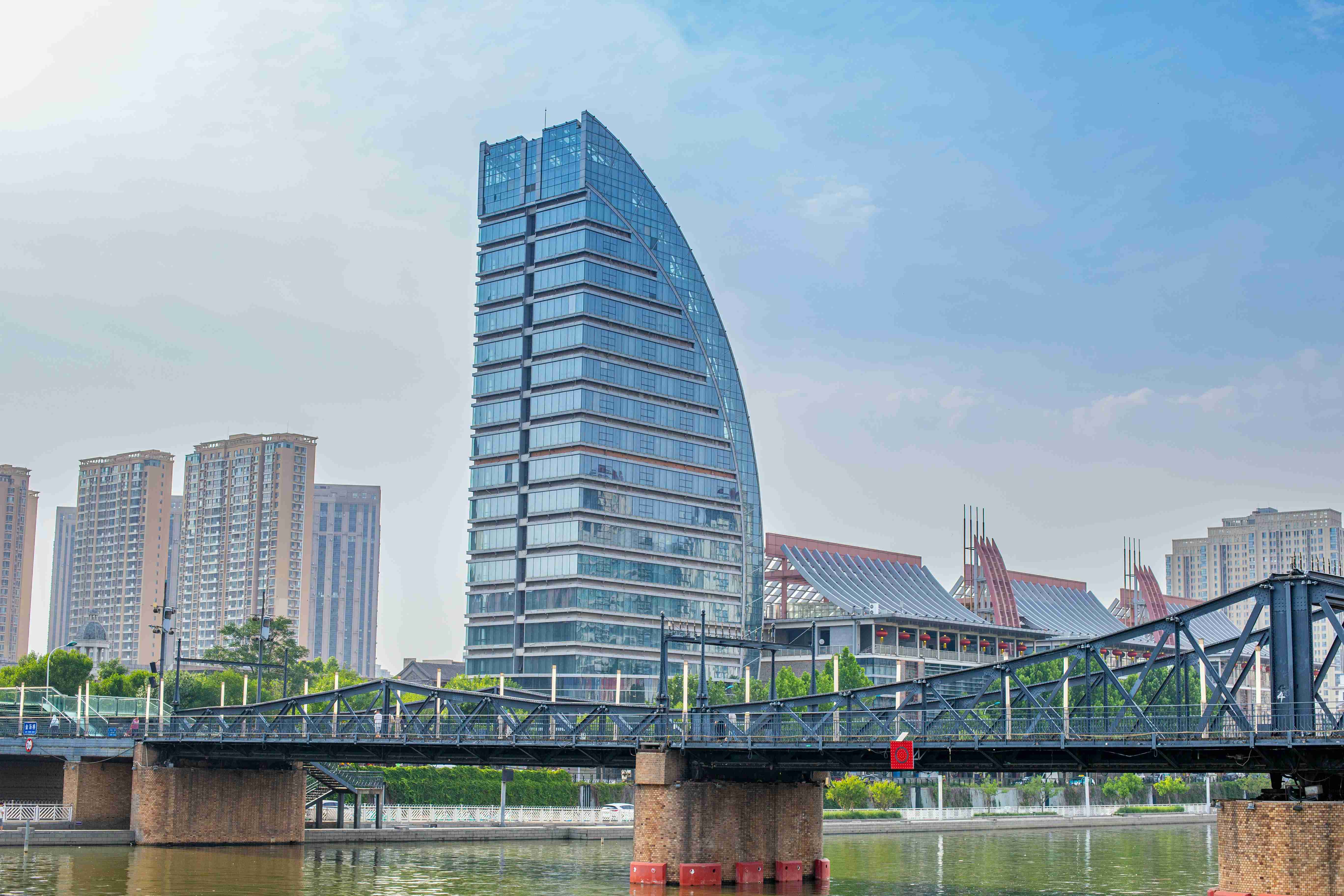 blue sky tower in ulaanbaatar in mongolia