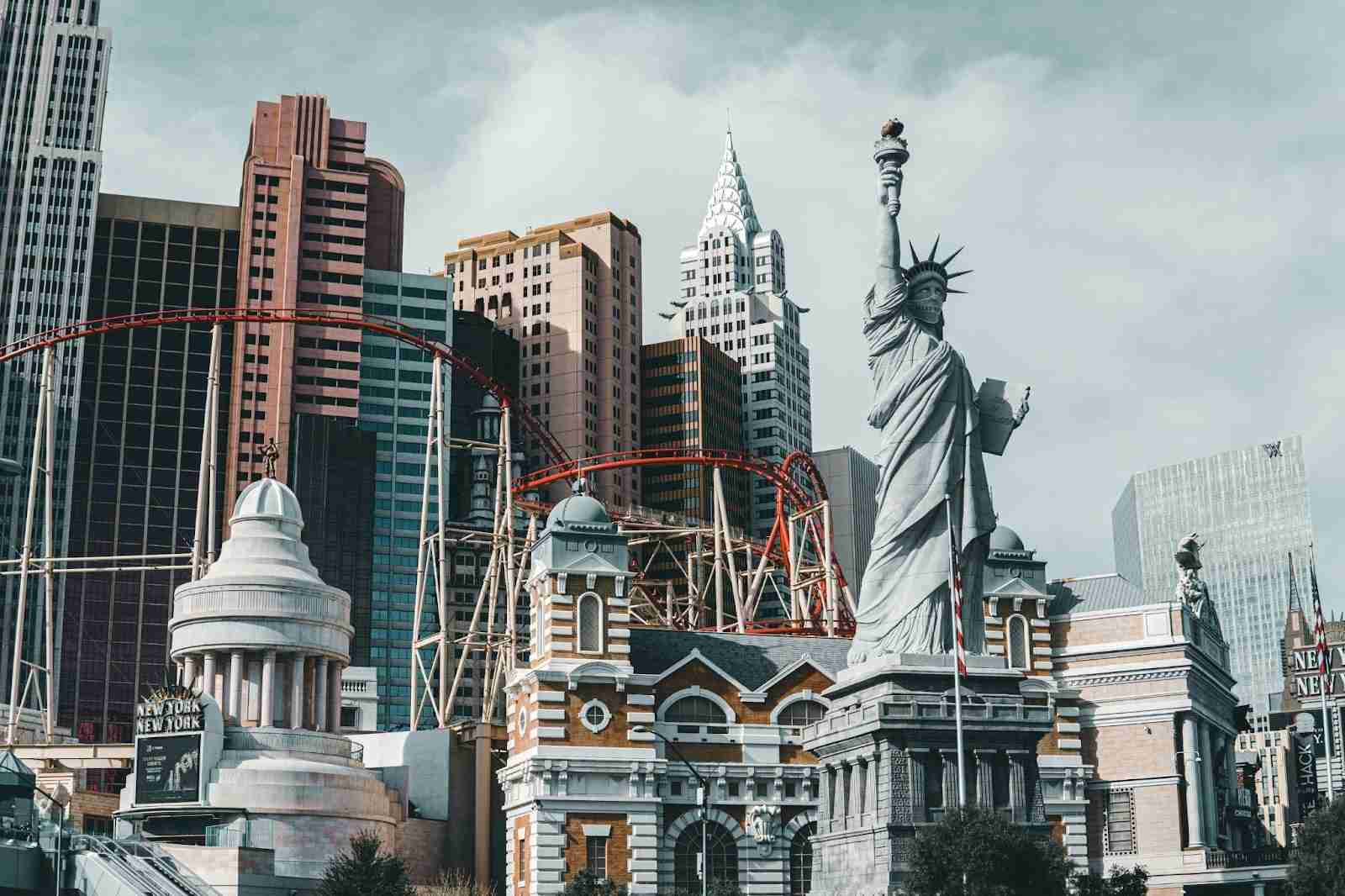 Replica dello skyline di New York a Las Vegas