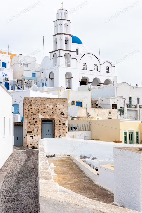 Traditional Greek Architecture in Santorini