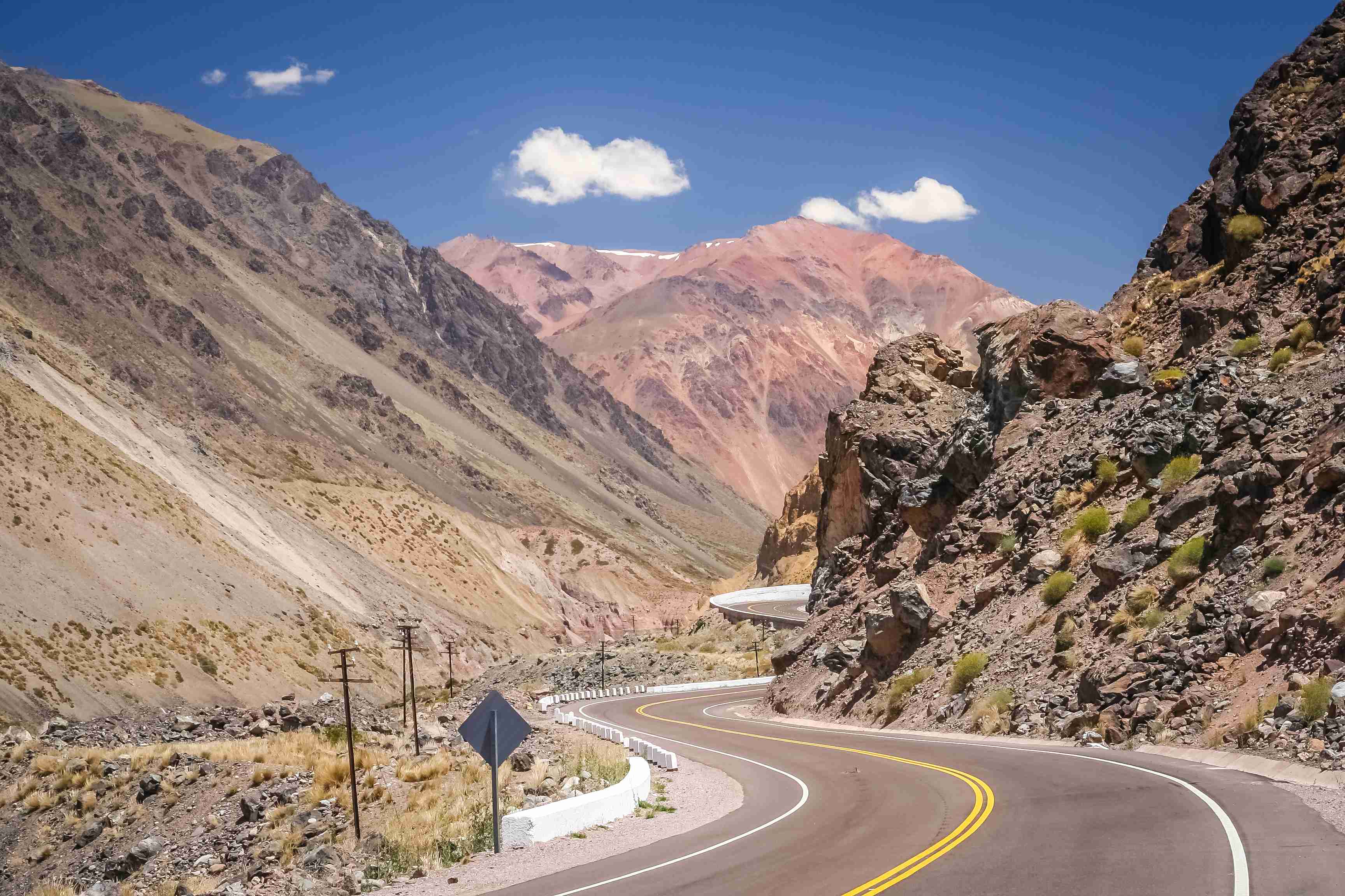 Road through Andes